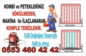 makina ve kimyasallı petek temizliği
